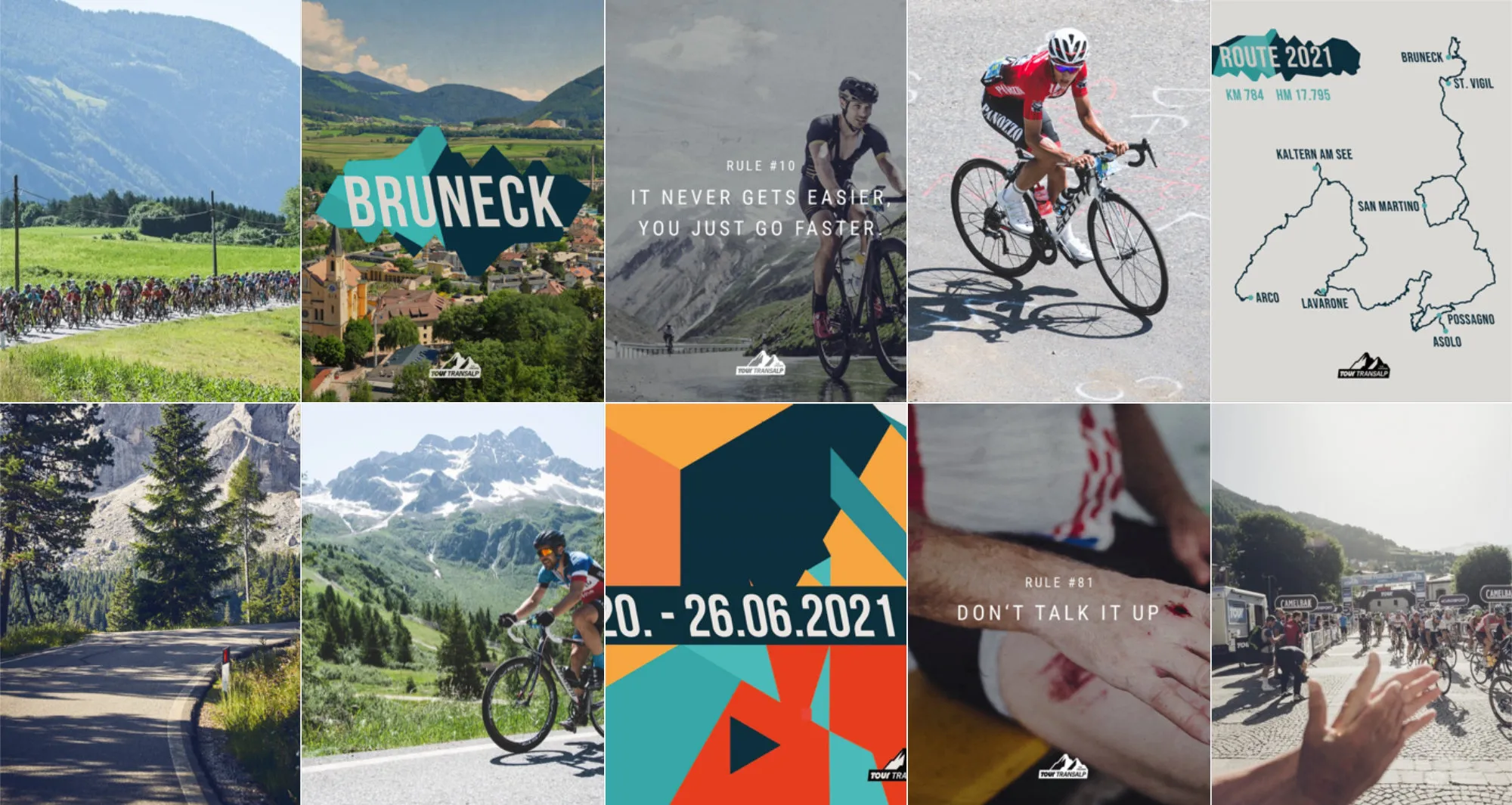 Social-Media-Kampagne der Bike Transalp